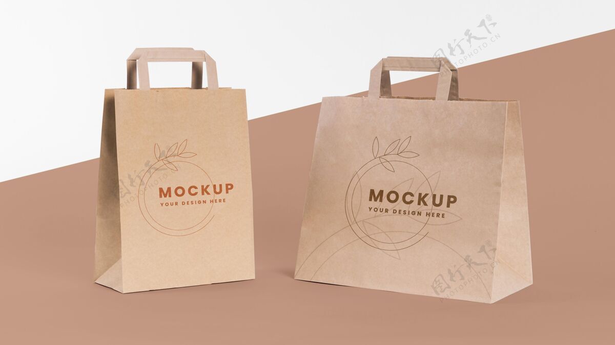 模型纸袋概念模型纸张购物袋袋子