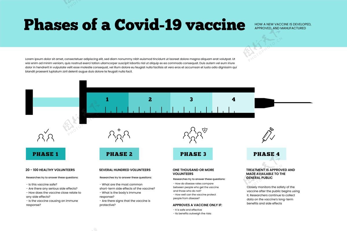 病毒冠状病毒疫苗信息平面设计健康冠状病毒疾病