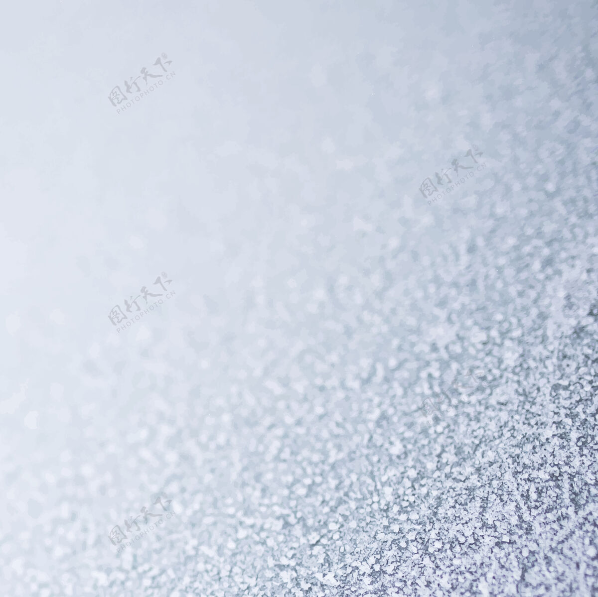 Instagram蓝色背景上的雪花图案十二月霜冻Facebook广告