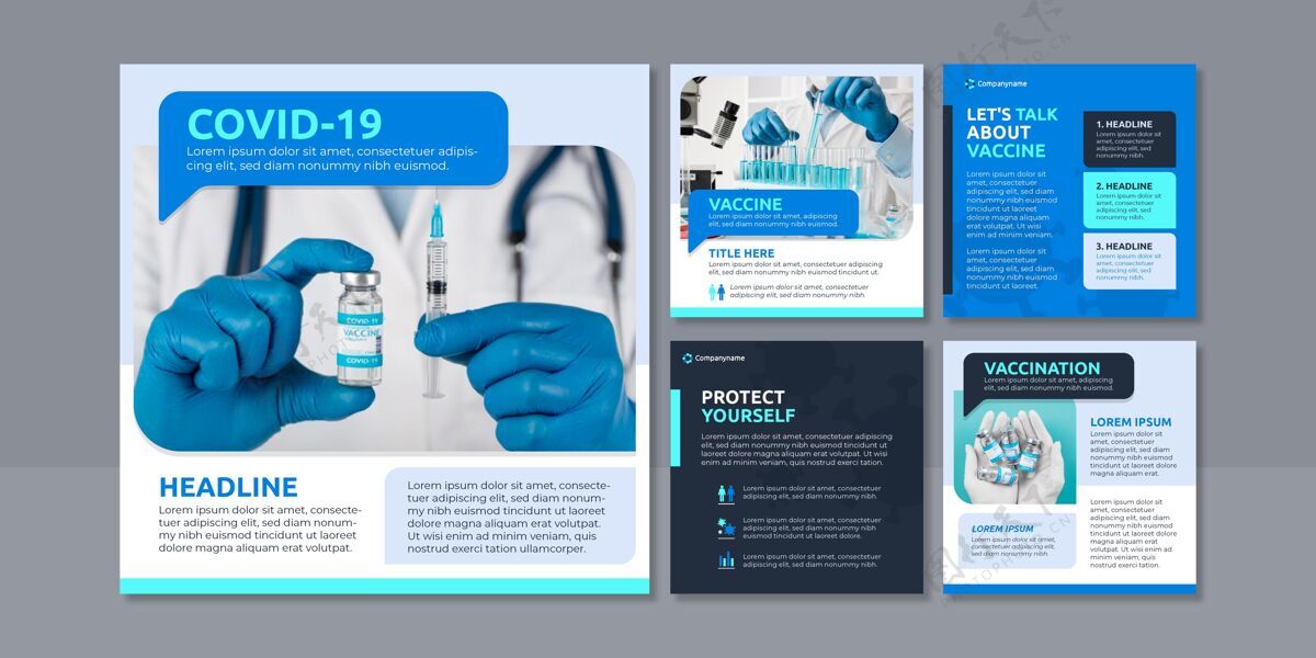 疫苗平板疫苗instagram帖子集附照片帖子平面设计疫苗注射