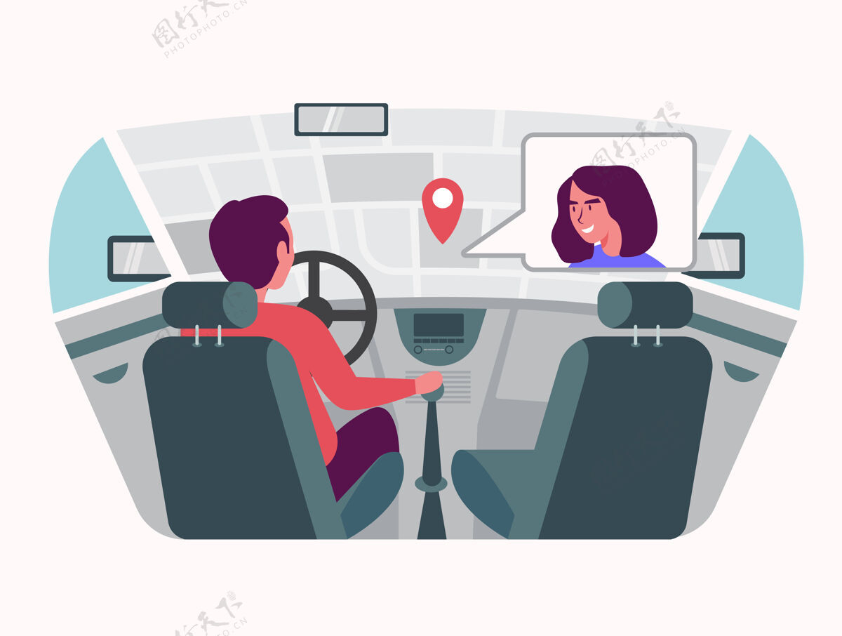 网络司机使用抬头显示器（hud）技术与全球定位系统（gps）导航 并与机组人员聊天电力通信Gps
