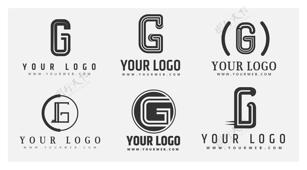 LetterLogo平面设计g字母徽标BusinessLogoCompanyCompanyLogo