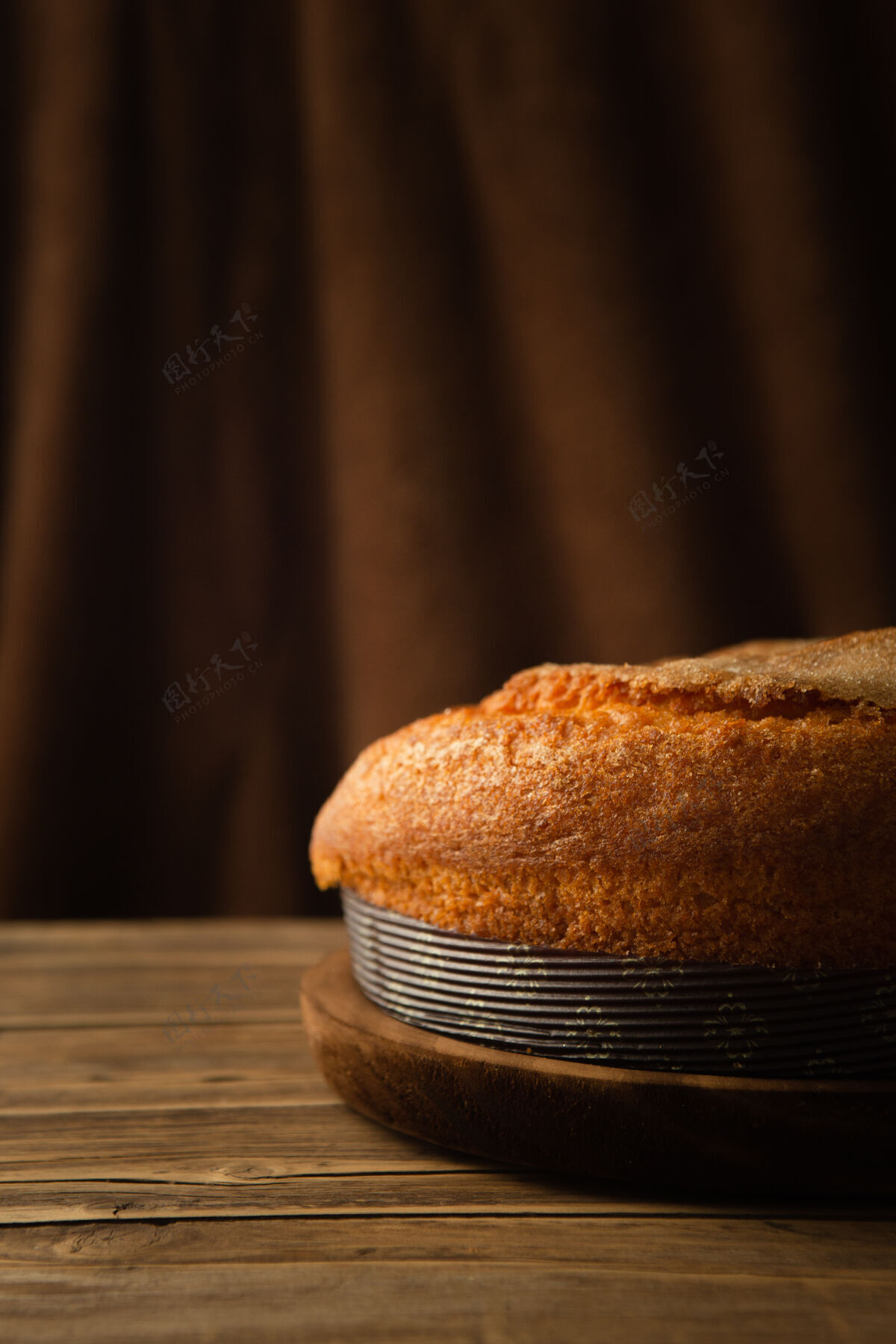 蛋糕垂直拍摄美味的海绵蛋糕甜点面包房颜色