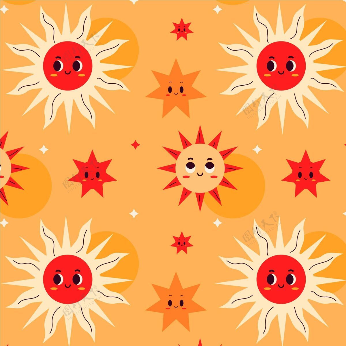 太阳壁纸平面设计太阳图案壁纸太阳背景图案