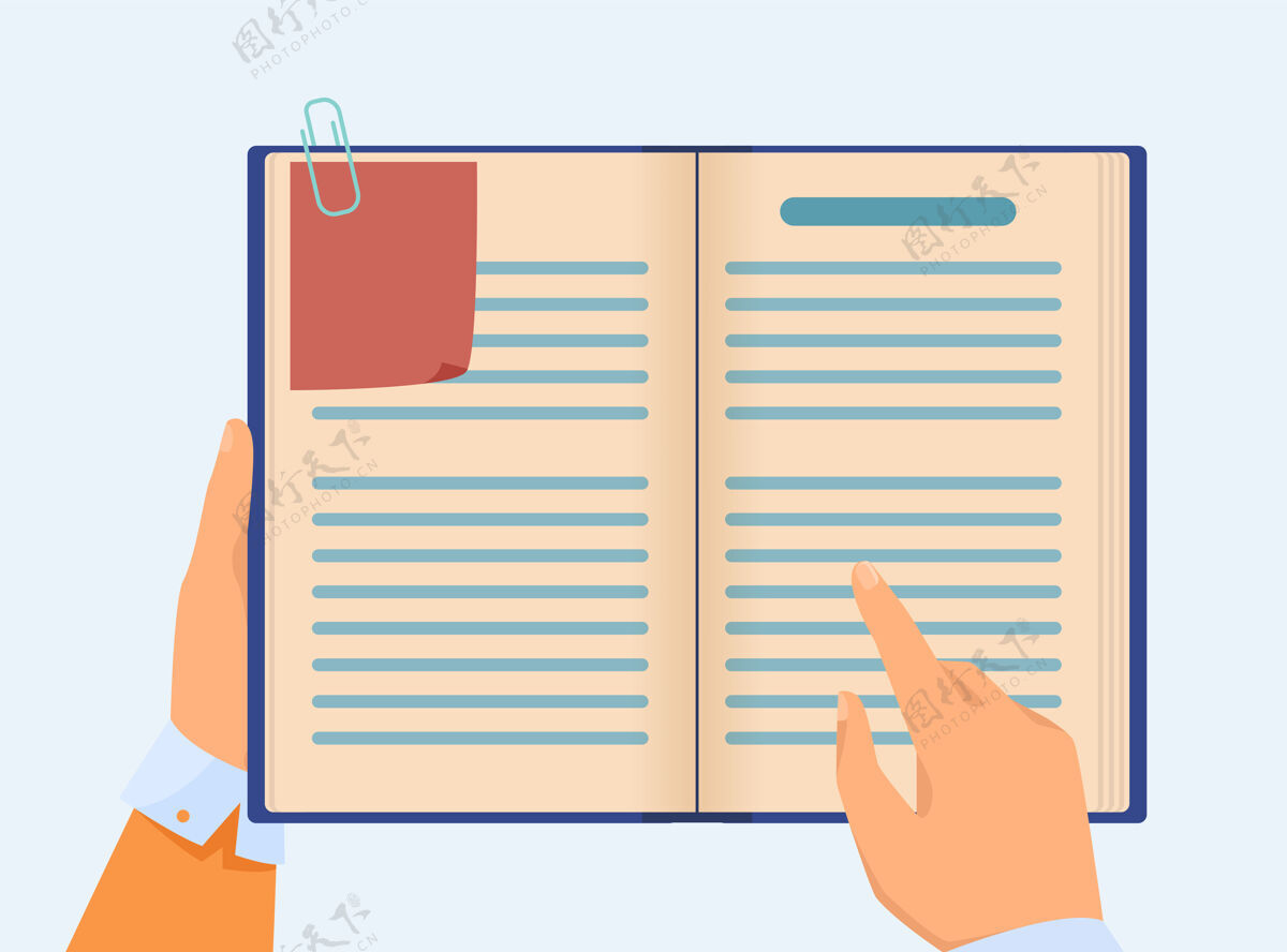 专业经理检查笔记本笔记的手商务专业人员与图书策划计划任务日期举行笔记