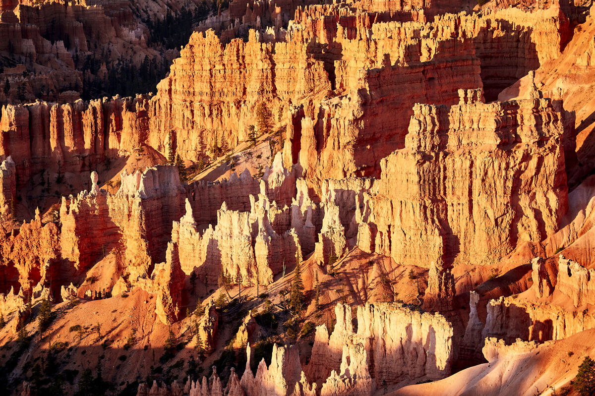 美国美国犹他州布莱斯峡谷国家公园的峡谷美景沙漠黎明公园
