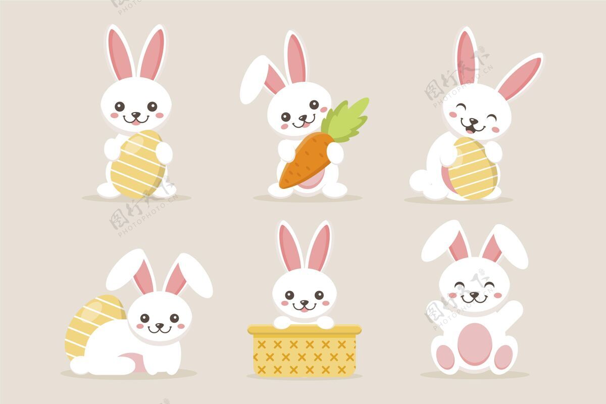 宗教复活节兔子系列复活节兔子基督教帕斯卡