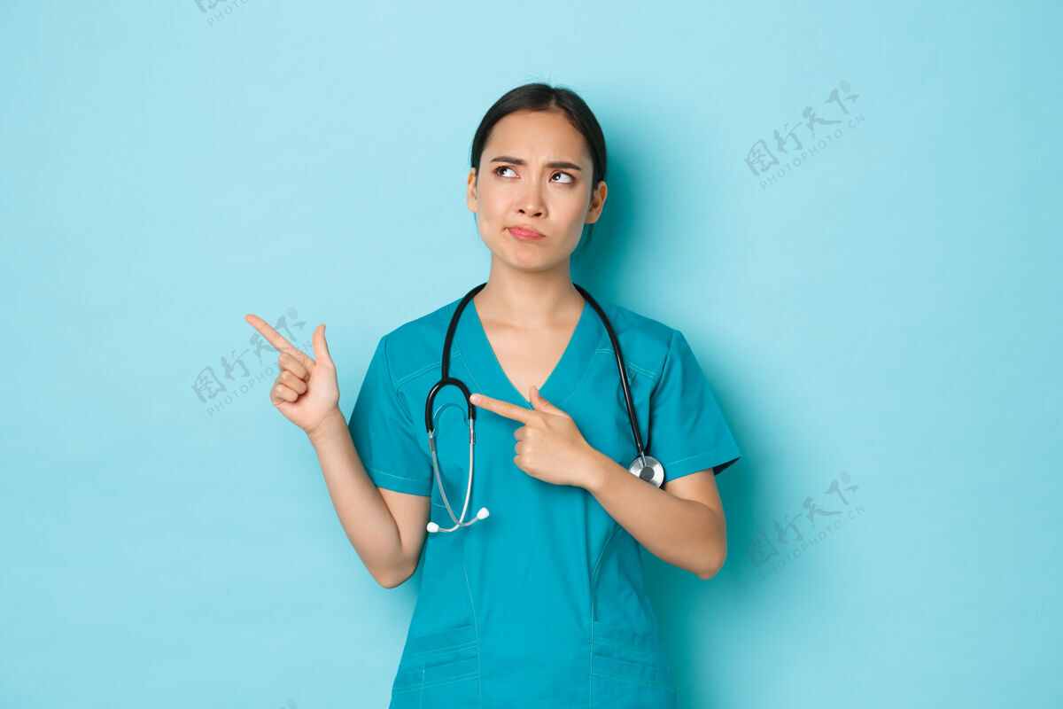 护士亚洲保健女装女人表情成人