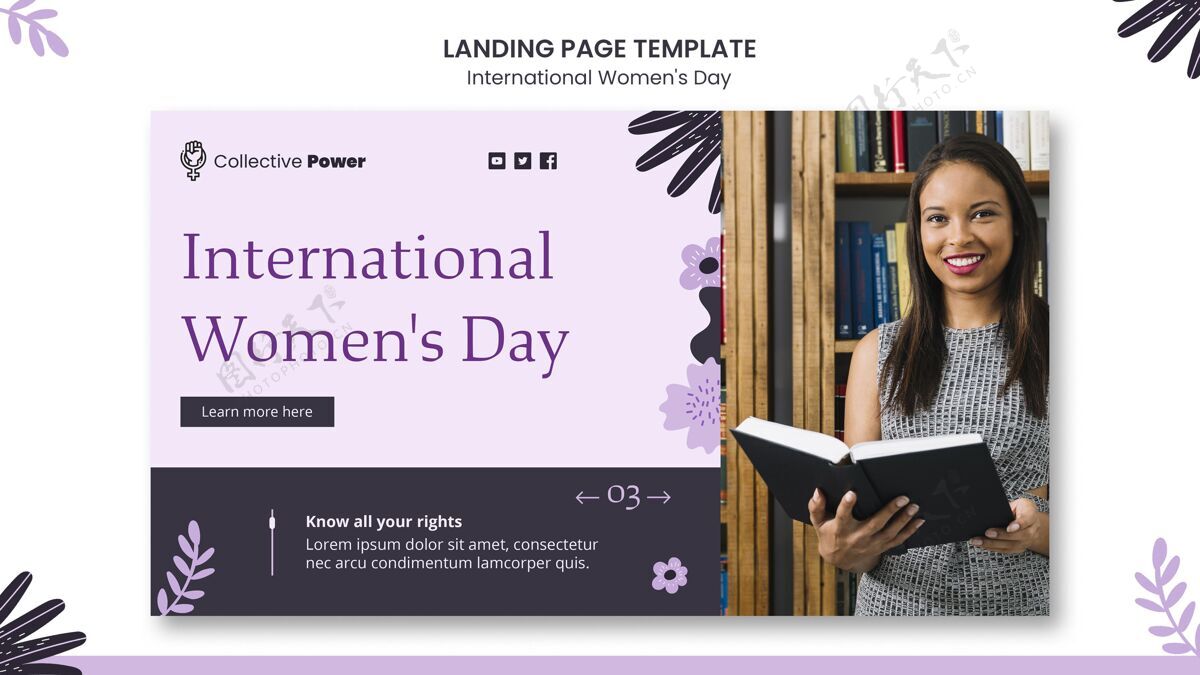 登录页国际妇女节登陆页国际妇女节世界各地模板