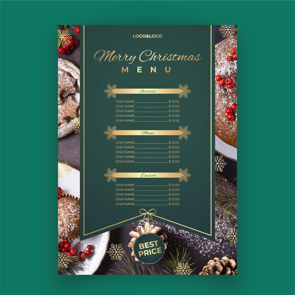 模板圣诞菜单模板传统菜单事件